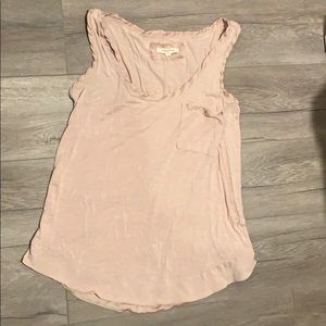 Free People (pure+Good brand) Pink Pocket Tank Top